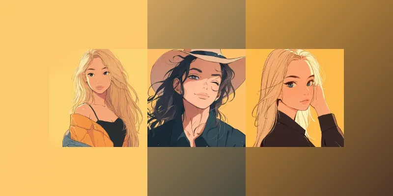 Cartoon Anime Portraits generated by undefined