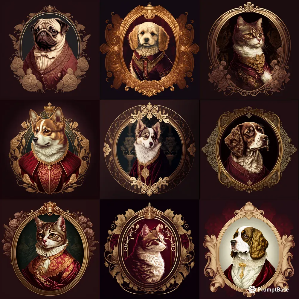 Pet Baroque Portraits