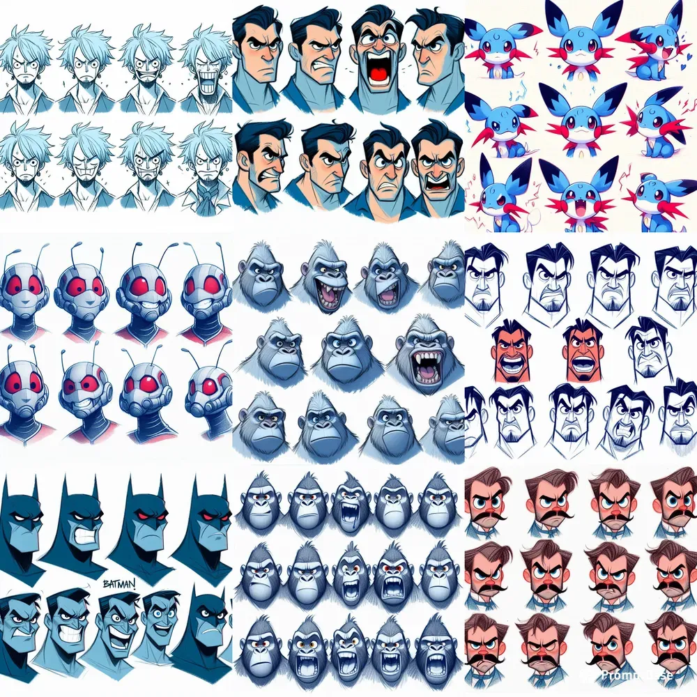 Vintage Disney Character Expression