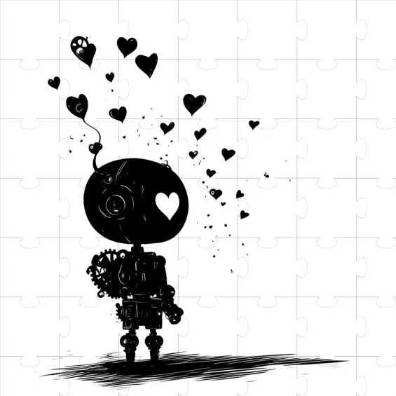 Chibi Noir Silhouette Art