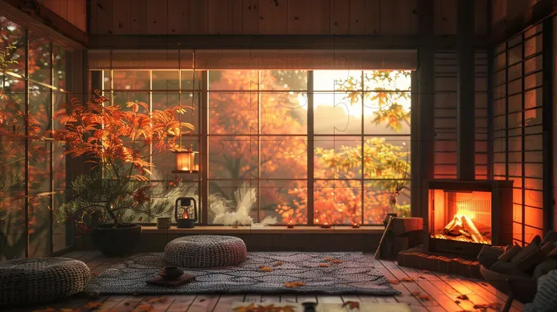 Autumn Winter Cozy Cabins