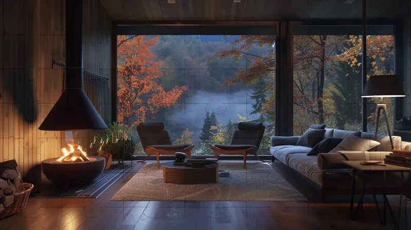 Autumn Winter Cozy Cabins