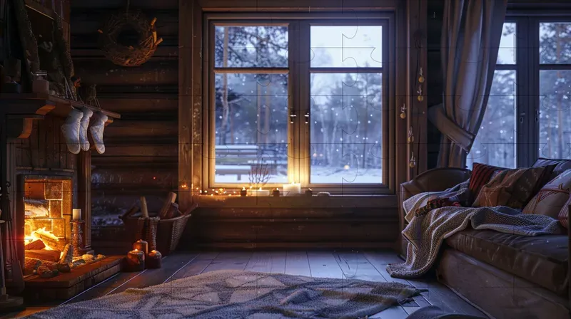 Autumn Winter Cozy Cabins