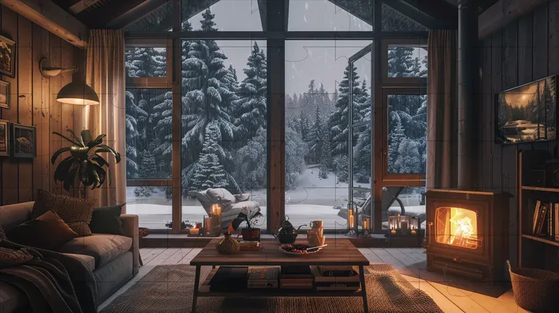 Autumn Winter Cozy Cabins