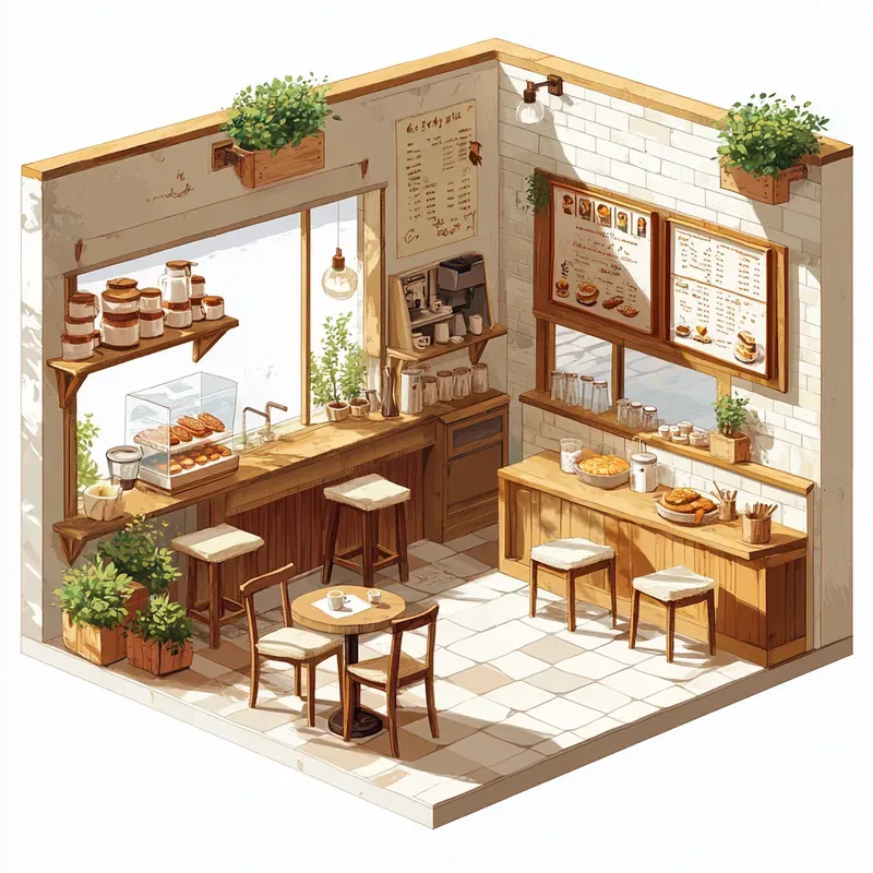 Charming Isometric Establishments