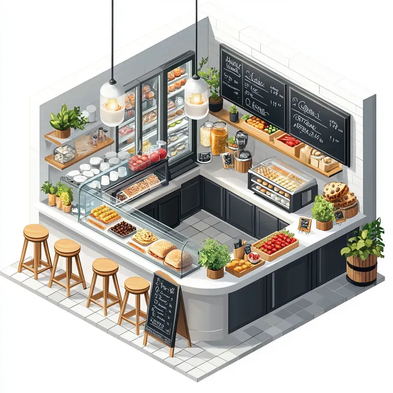 Charming Isometric Establishments