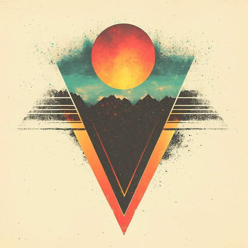 Retrofuturistic Logos Vintage Tech