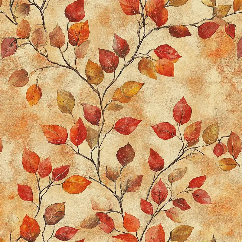Autumn Leaves Seamless Patterns