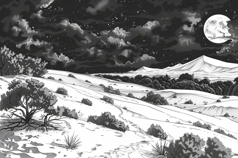 Manga Style Scenic Landscapes