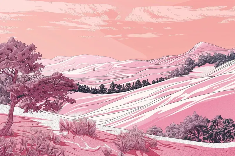Manga Style Scenic Landscapes