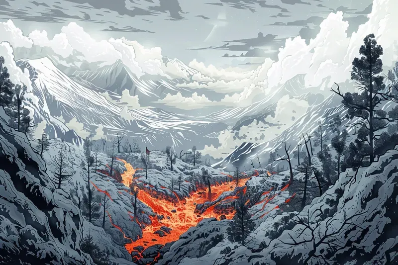Manga Style Scenic Landscapes