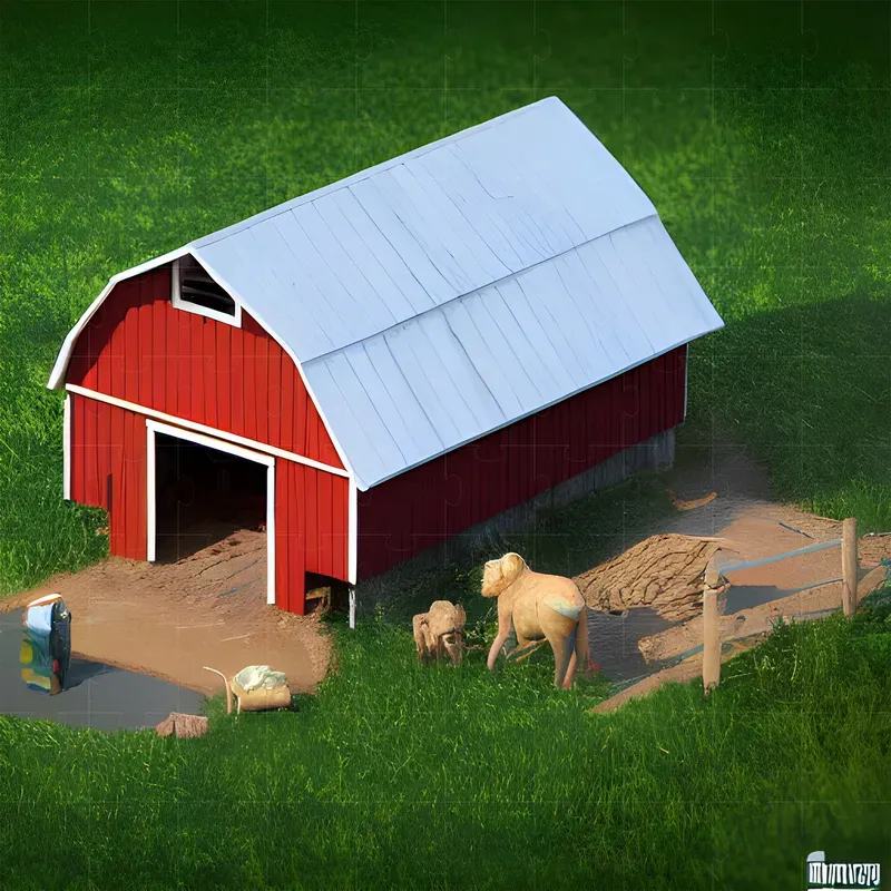 Miniature Farm And Country Buildings
