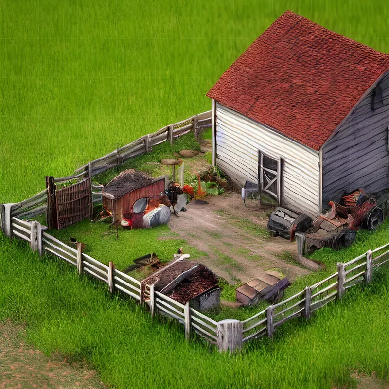 Miniature Farm And Country Buildings