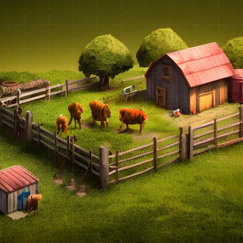 Miniature Farm And Country Buildings