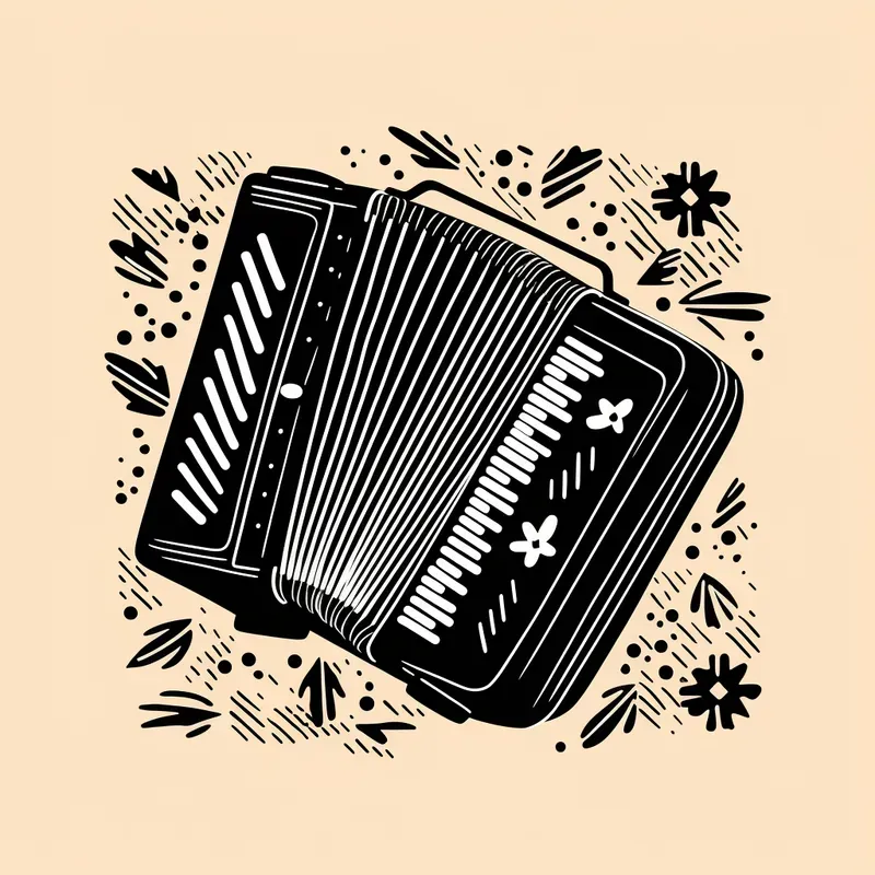 Black And White Musical Instruments