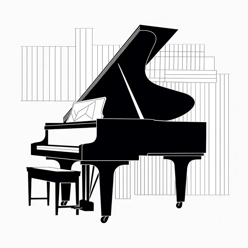 Black And White Musical Instruments