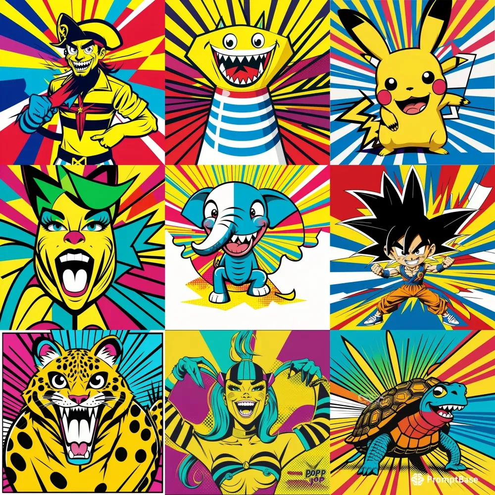 Pop Art Any Subjects