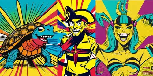 Pop Art Any Subjects generated by stable-diffusion