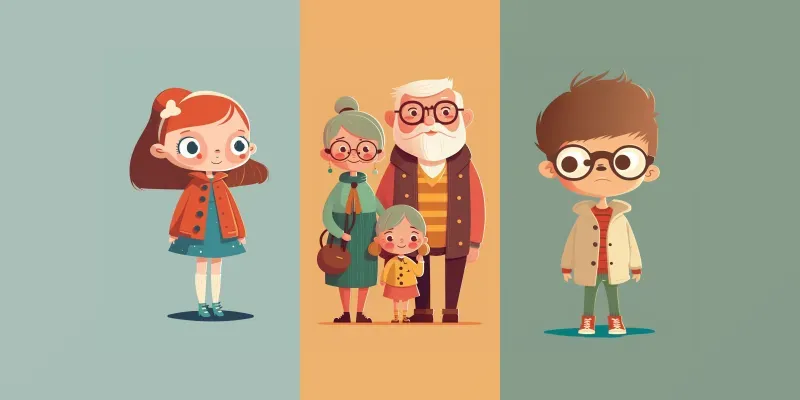 Children Character Designs generated by undefined