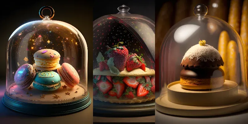 Sweet Photorealistic Space Pastries generated by undefined
