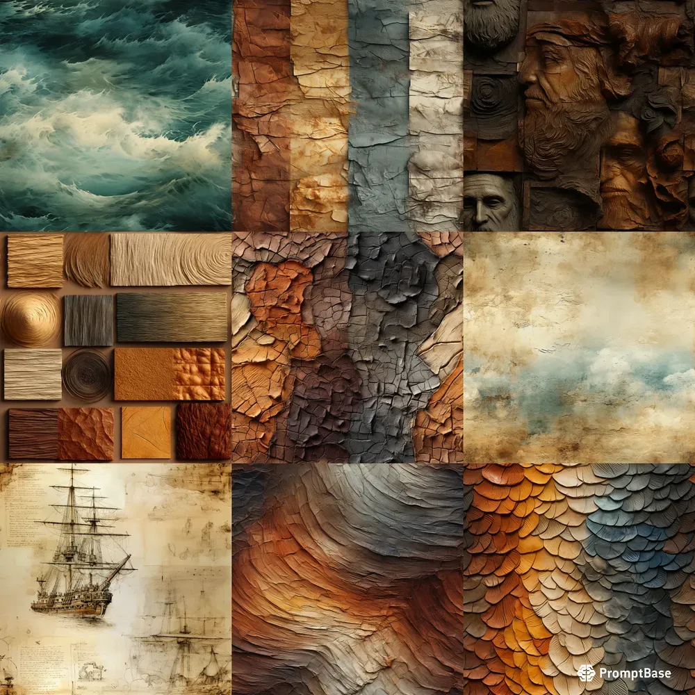 Leonardo Da Vinci Style Textures