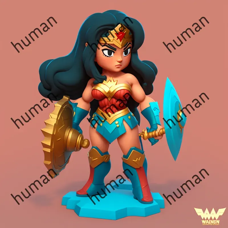 Cute Clash Of Clans Style 3D Characters