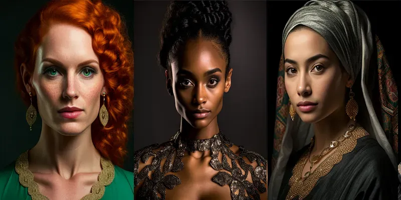 Hyper Realistic Photography Of Women generated by undefined