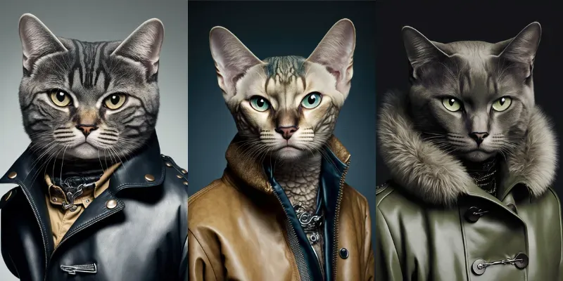Elegant Cat Posters generated by undefined