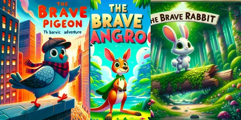 Appealing Children Book Covers generated by undefined