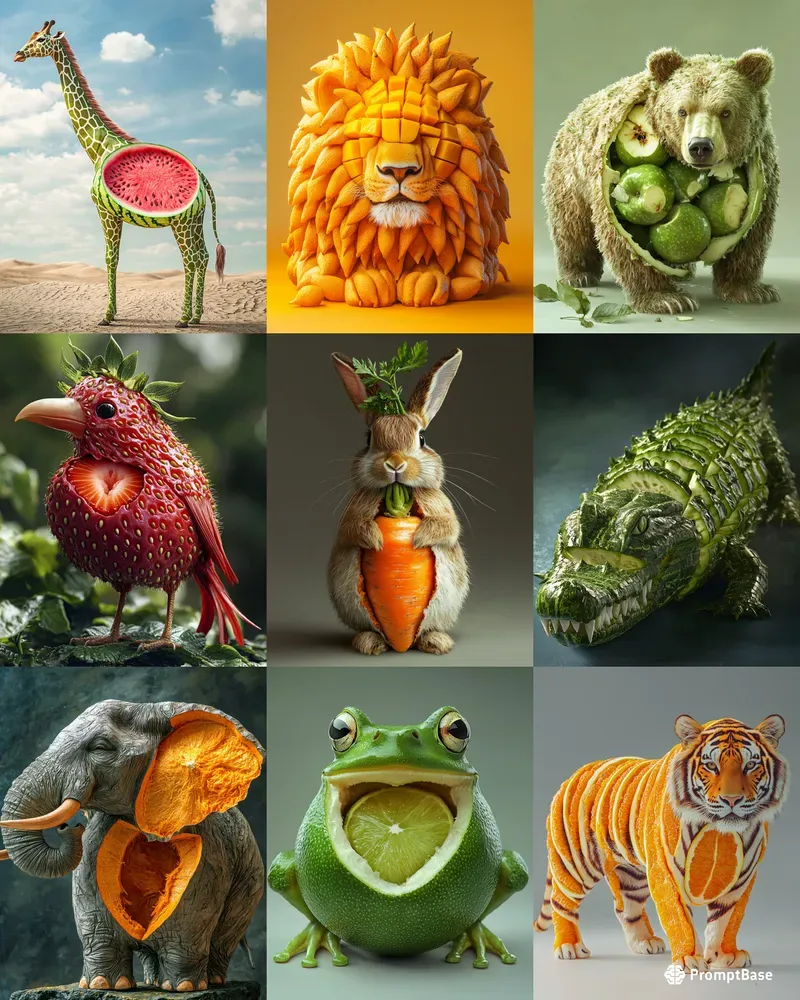 Animal Fruit Hybrids