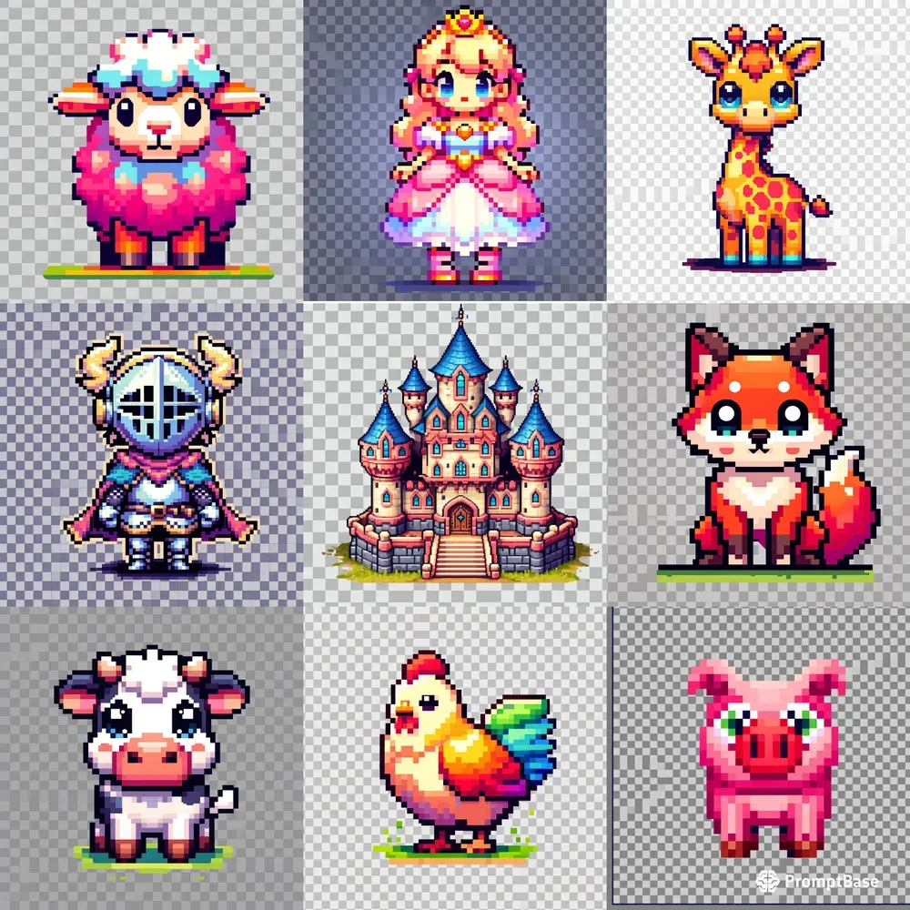 Retro Games 2D Pixel Style