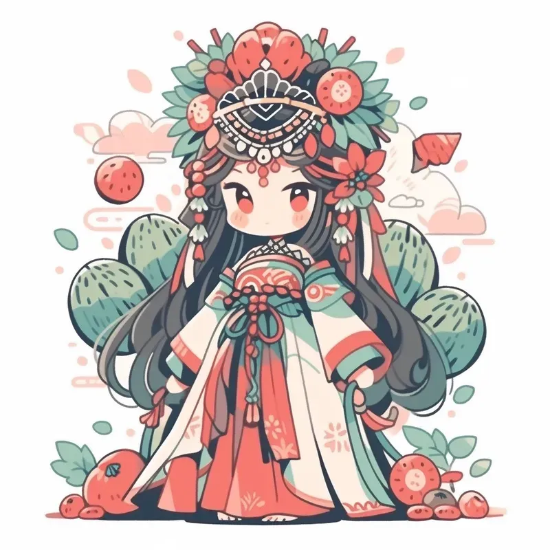 Cute Chinese Anime Manga Characters