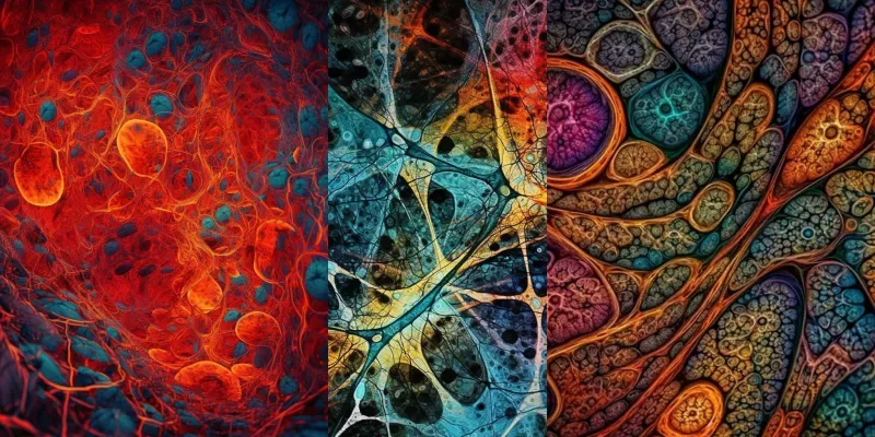 Trippy Cell Art generated by undefined