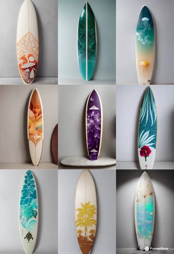 Surfboard Design Product Photo