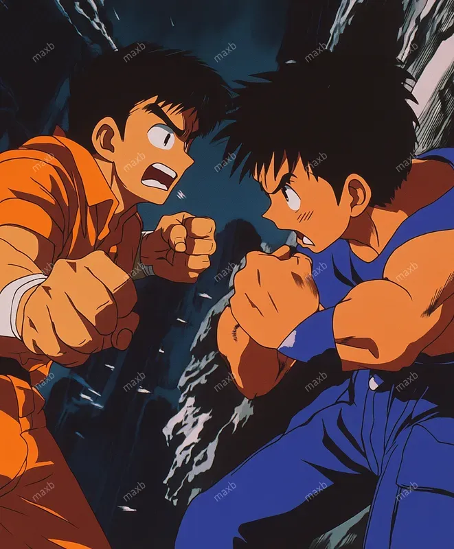 Vintage 80s Anime Cartoon Screengrabs