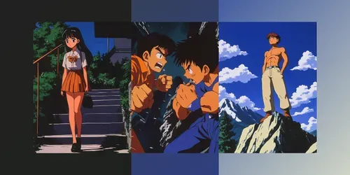Vintage 80s Anime Cartoon Screengrabs generated by midjourney