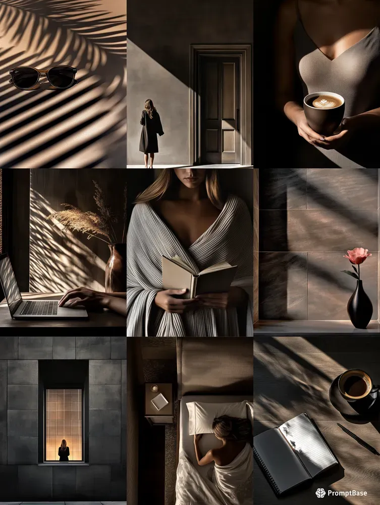 Stylish Minimalist Instagram Dark Photos