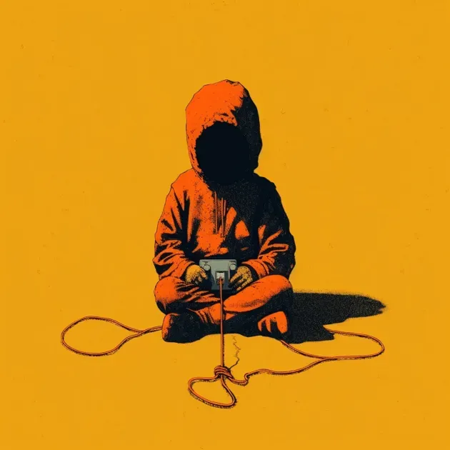 Minimal Banksy Illustrations