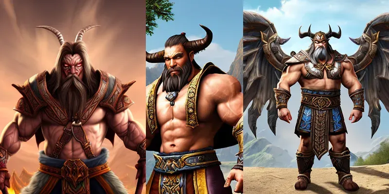 Fantasy Druids generated by undefined