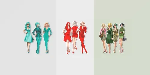 Barbie Stickers generated by midjourney