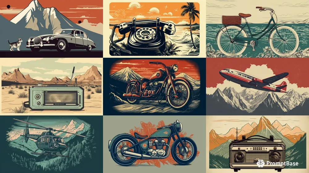 Vintage Adventure Post Cards