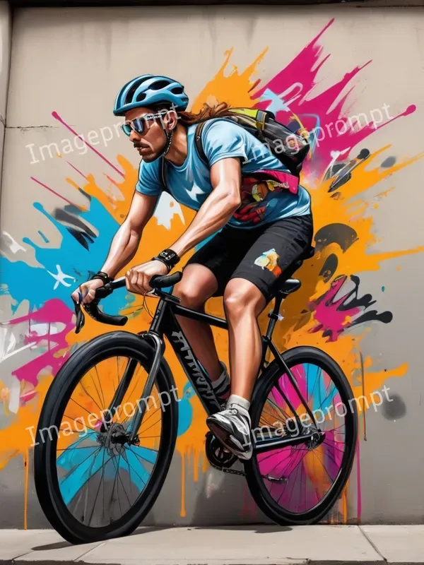 Dynamic Urban Graffiti Art For Tshirts