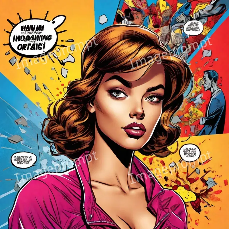 Pop Art Comic Book Illustrations