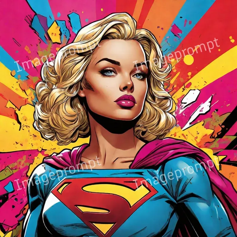 Pop Art Comic Book Illustrations