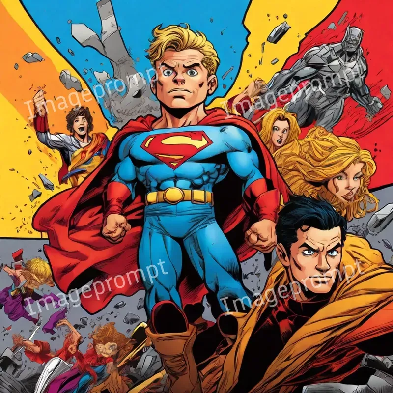 Pop Art Comic Book Illustrations
