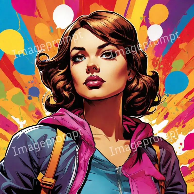 Pop Art Comic Book Illustrations
