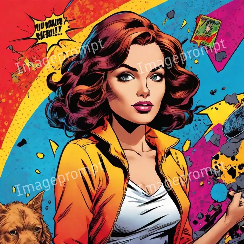 Pop Art Comic Book Illustrations