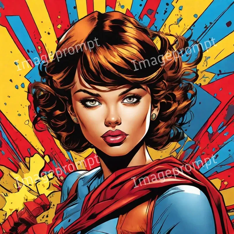 Pop Art Comic Book Illustrations