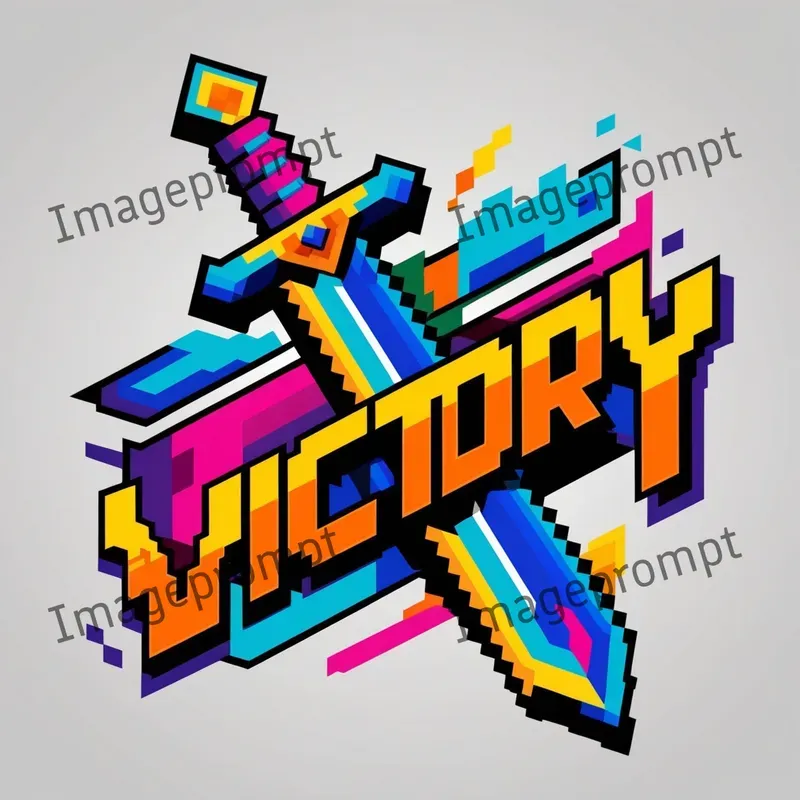 Gamer Vector Illustrations With Texts