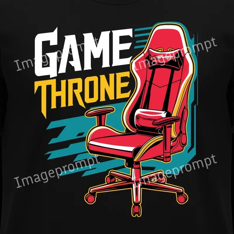 Gamer Vector Illustrations With Texts